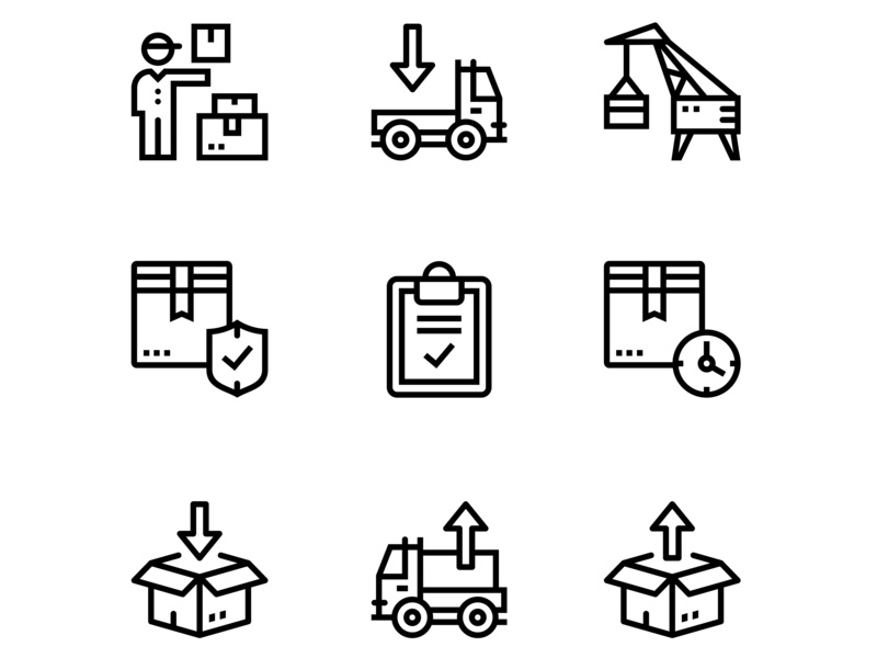 800x600 Delivery, Shipment, Cargo Icons