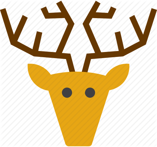 512x478 Animal, Caribou, Deer, Hunting Trophy, Reindeer Icon