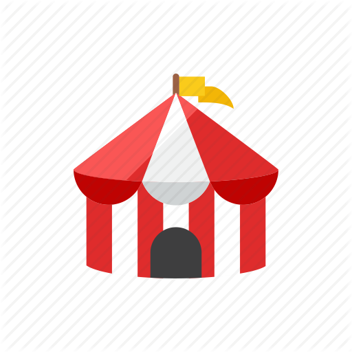 512x512 Circus, Tent Icon