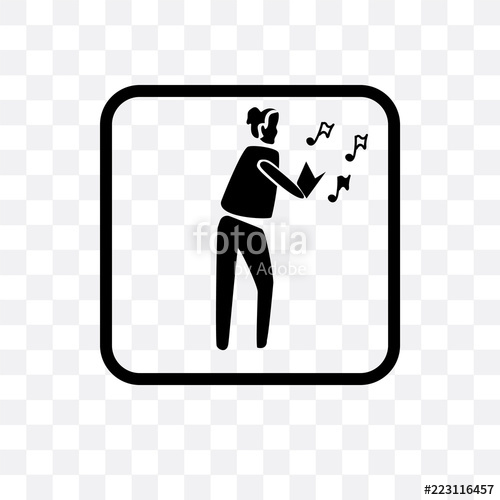 500x500 Carol Icon Isolated On Transparent Background Simple And Editable