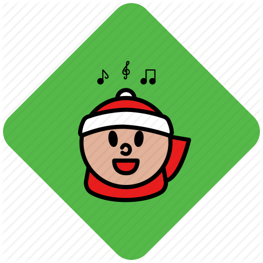 512x512 Carol, Child, Christmas, Singer, Winter Icon