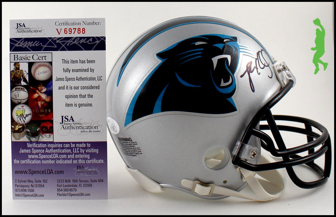 1080x699 Luke Kuechly Autographed Signed Carolina Panthers Mini Helmet