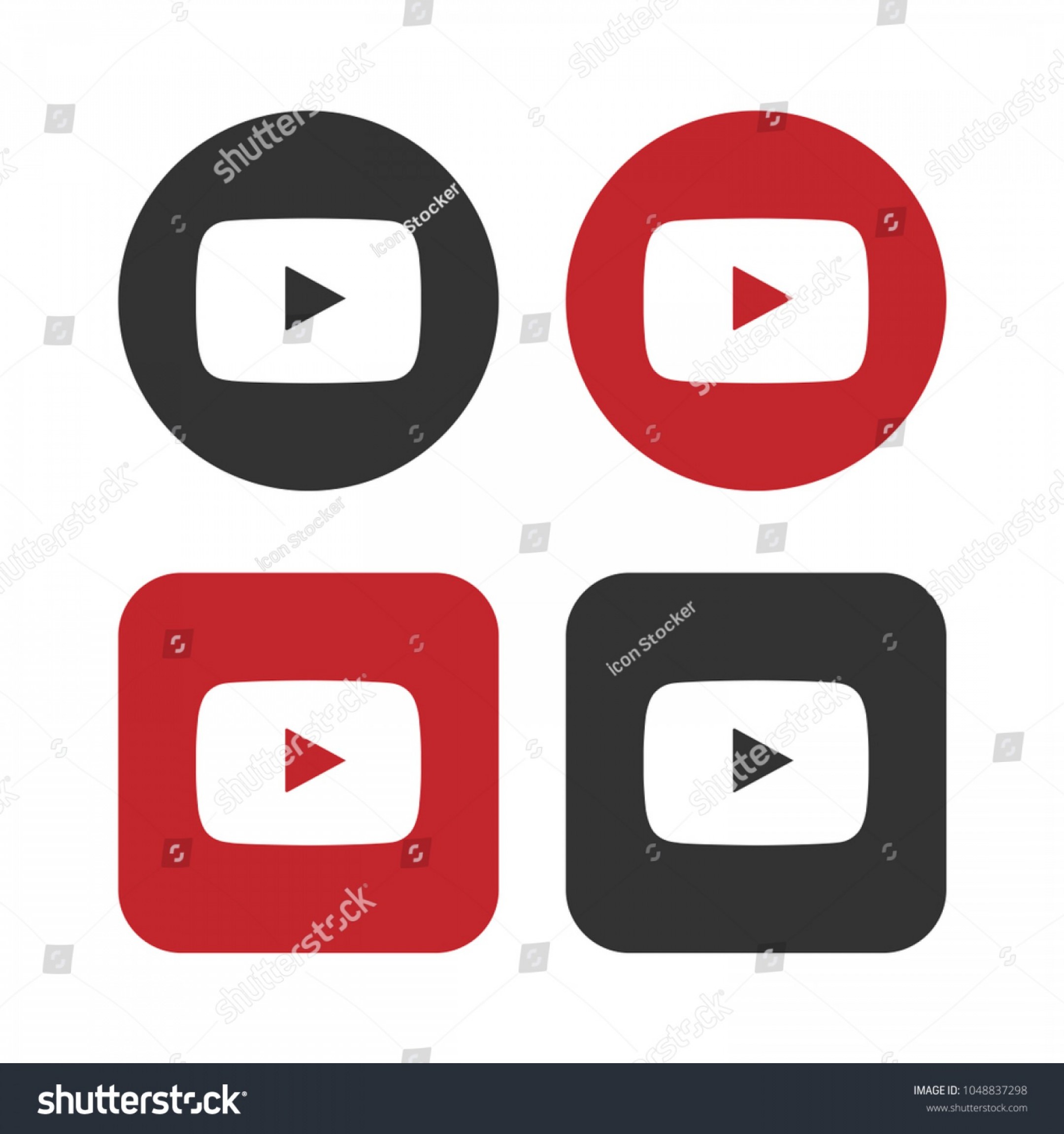 2160x2304 Set Play Buttons Icon Youtube Logo Soidergi