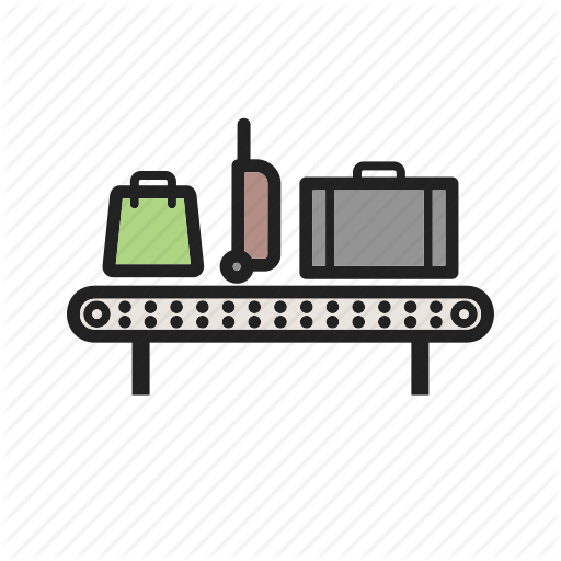 512x512 Airport, Bag, Baggage, Belt, Carousel, Claim, Luggage Icon