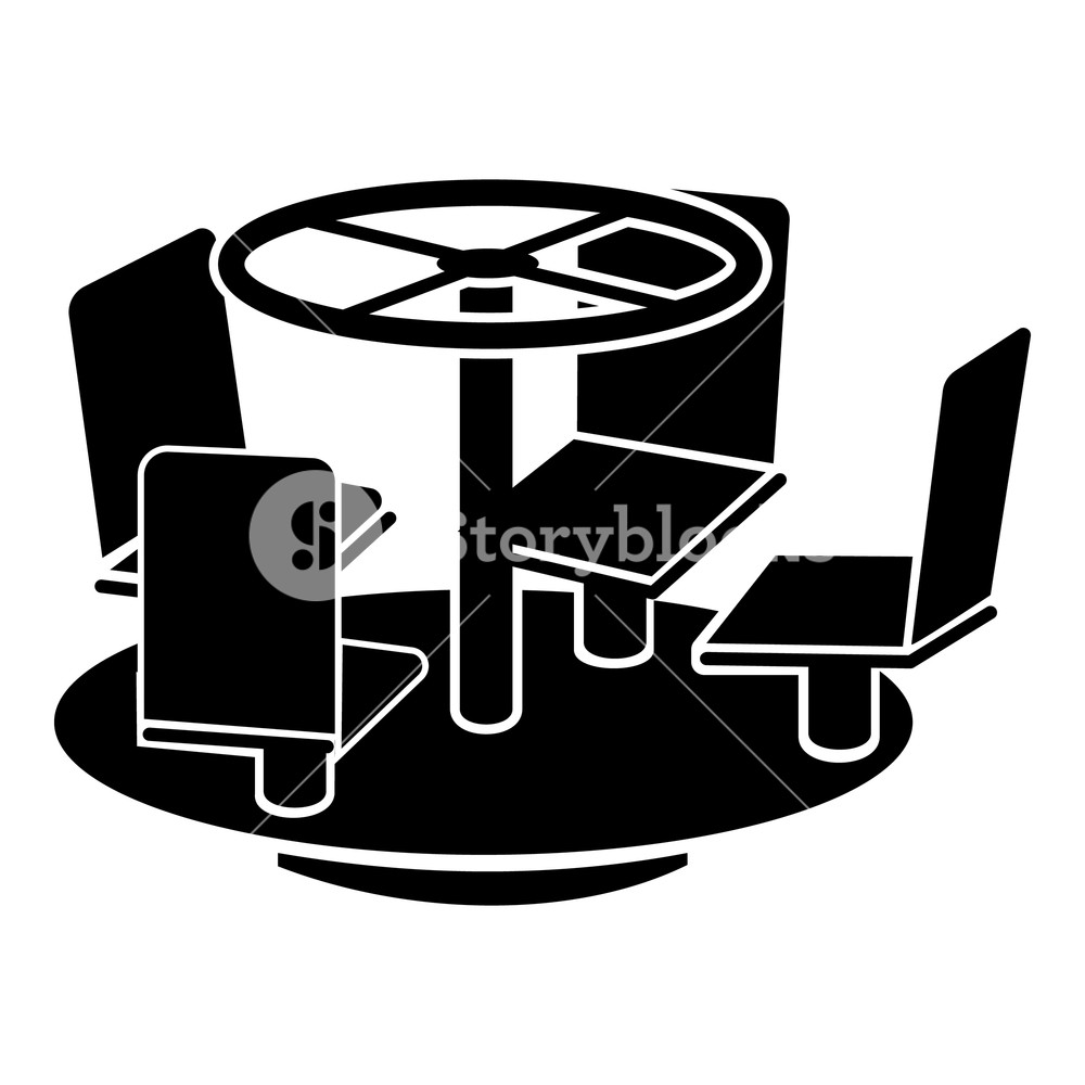 1000x1000 Yard Carousel Icon Simple Illustration Of Yard Carousel Vector
