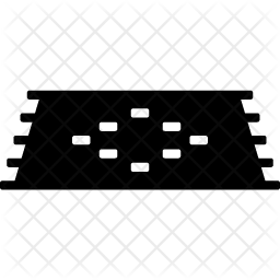 256x256 Carpet Icon Of Glyph Style