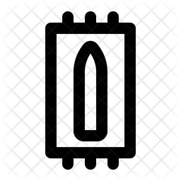 256x256 Carpet Icon Of Line Style