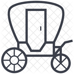 256x256 Carriage Icon Of Line Style