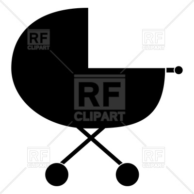 400x400 Baby Carriage Icon Vector Image Of Signs, Symbols, Maps