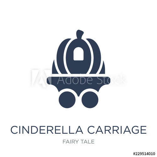 500x500 Cinderella Carriage Icon Trendy Flat Vector Cinderella Carriage
