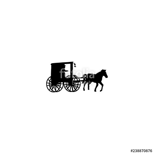 500x500 Carriage Vector Icon Carriage Sign On White Background Carriage