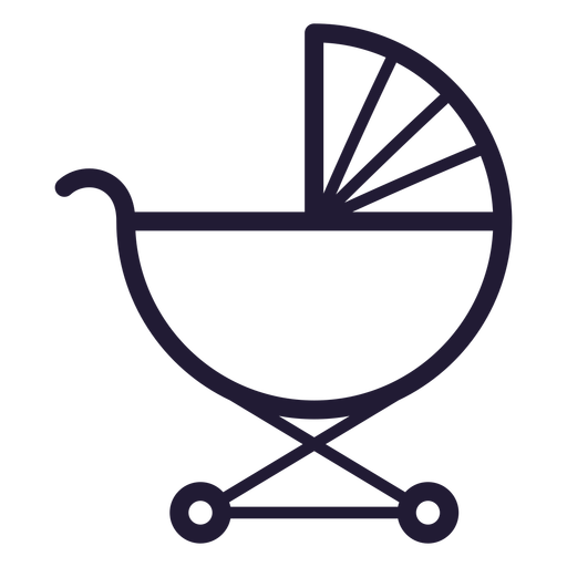 512x512 Baby Carriage Stroke Icon