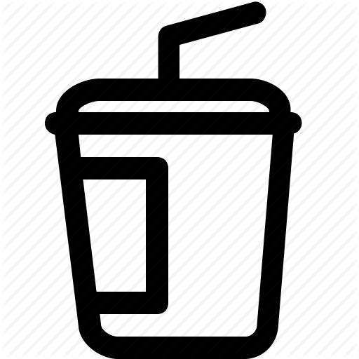 512x512 Carrier, Cup, Drink, Hot, Plastic, Straw Icon