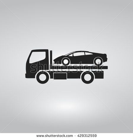 450x470 Carrier Car Truck Flat Icon