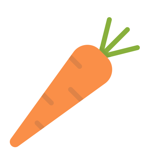 512x512 Carrot, Food, Spring, Vegetable Icon