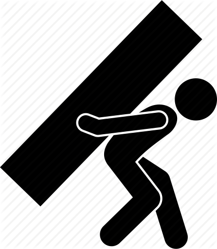 Carry, Carrying, Heavy, Man, Moving, Object Icon 446x512 Carry, Carrying, Heavy, Man, Moving, Object Icon