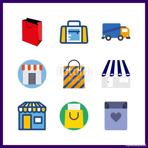 Carry Icon Vector Illustration Carry Set Shopping Bag And Shop 500x500 Carry Icon Vector Illustration Carry Set Shopping Bag And Shop