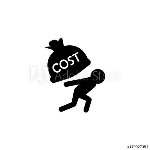 Man Carry The Costs Icon Finance Elements Premium Quality 500x500 Man Carry The Costs Icon Finance Elements Premium Quality