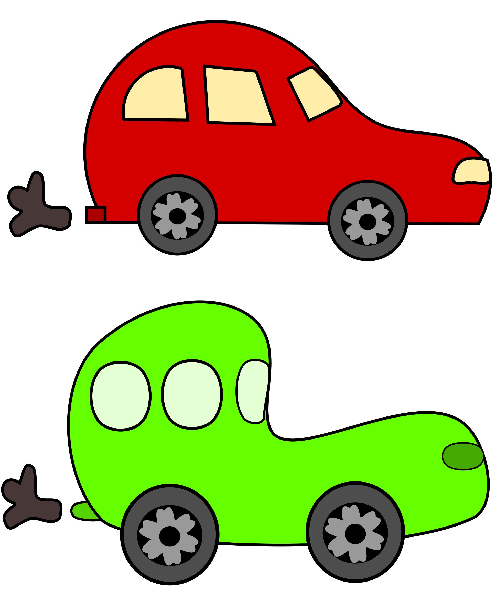 1938x2400 Cartoon Green And Red Cars Icons Png