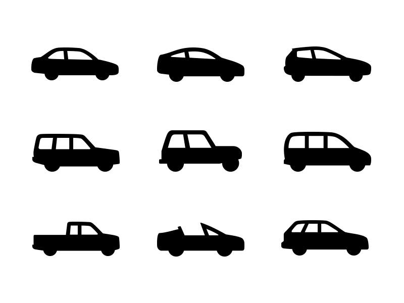800x600 Car Icons