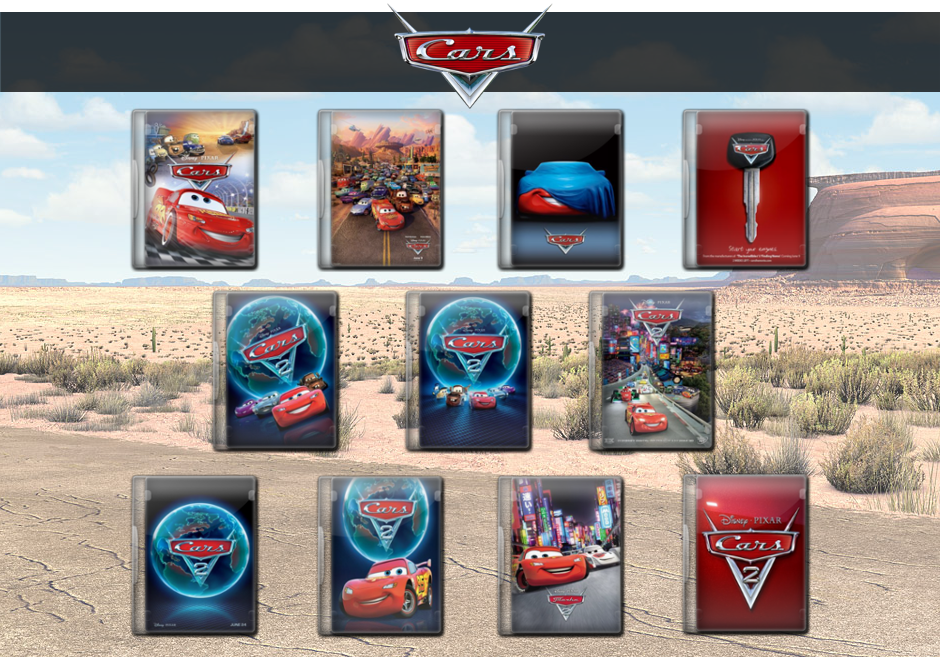 940x657 Cars Movie Icon Complete Collection