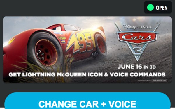 600x375 Disney Brings 'cars Personality To Waze