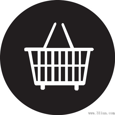 450x450 Black Background Basket Icon Vector Free Vector In Adobe