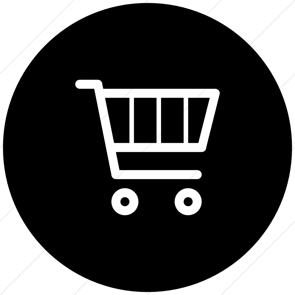 1024x1024 Black Shopping Cart Icon