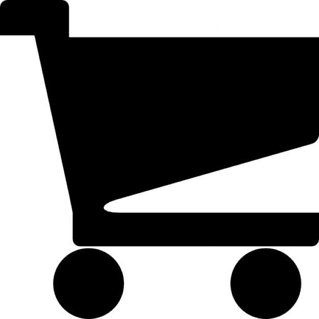 626x626 Black Simple Shopping Cart Icons Free Download
