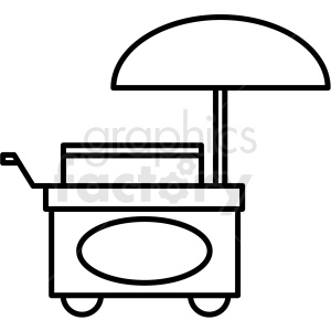 300x300 Black And White Food Cart Icon Clipart Royalty Free Gif, Png