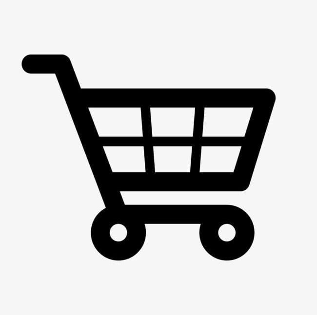 650x647 Black Shopping Cart Icon For Free Png, Clipart, Black, Black