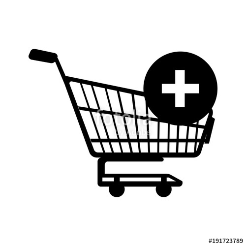 500x500 Cart Icon, Shopping Cart Vector Stock Image And Royalty Free