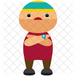 256x256 Eric Cartman Icon Of Flat Style