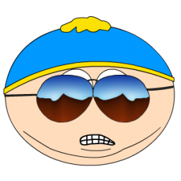 256x256 Cartman Cop Head Icon South Park Iconset Sykonist