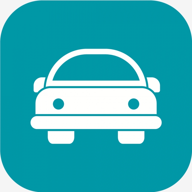 640x640 Vector Cartoon Car Icon, Automobile, Car, Cartoon Car Png