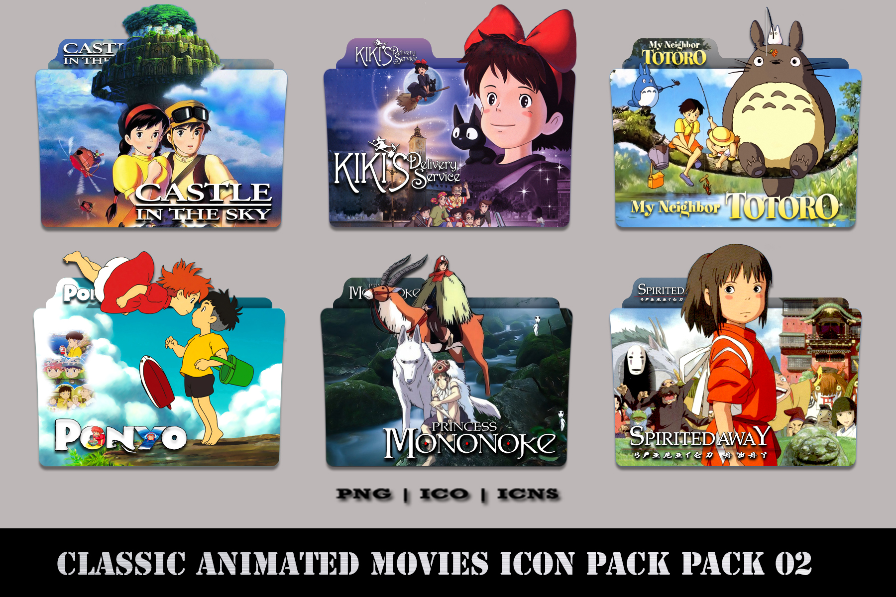 Classic Animated Movies Folder Icon Pack 1800x1200 Classic Animated Movies Folder Icon Pack