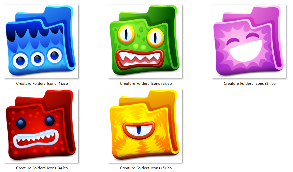 Beautiful Cartoon Creature Folder Icons Yl Computing 965x568 Beautiful Cartoon Creature Folder Icons Yl Computing