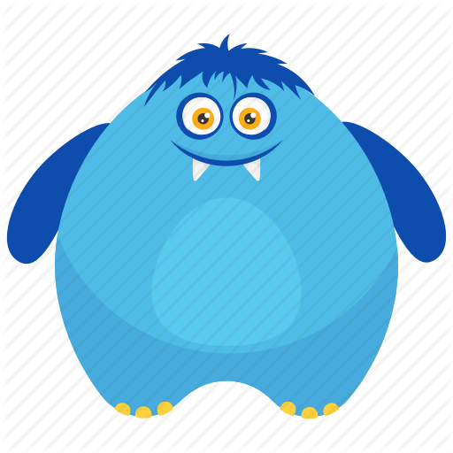 512x512 Big Fat Monster, Cartoon Monster, Dragon Digi Monster, Fat Zombie