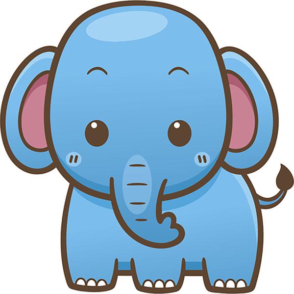 600x599 Cute Simple Kawaii Wild Animal Cartoon Icon