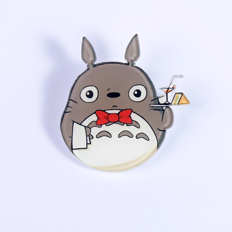 800x800 Nengdou Totoro Badges Japan Anime Icons Cartoon Men's Brooch