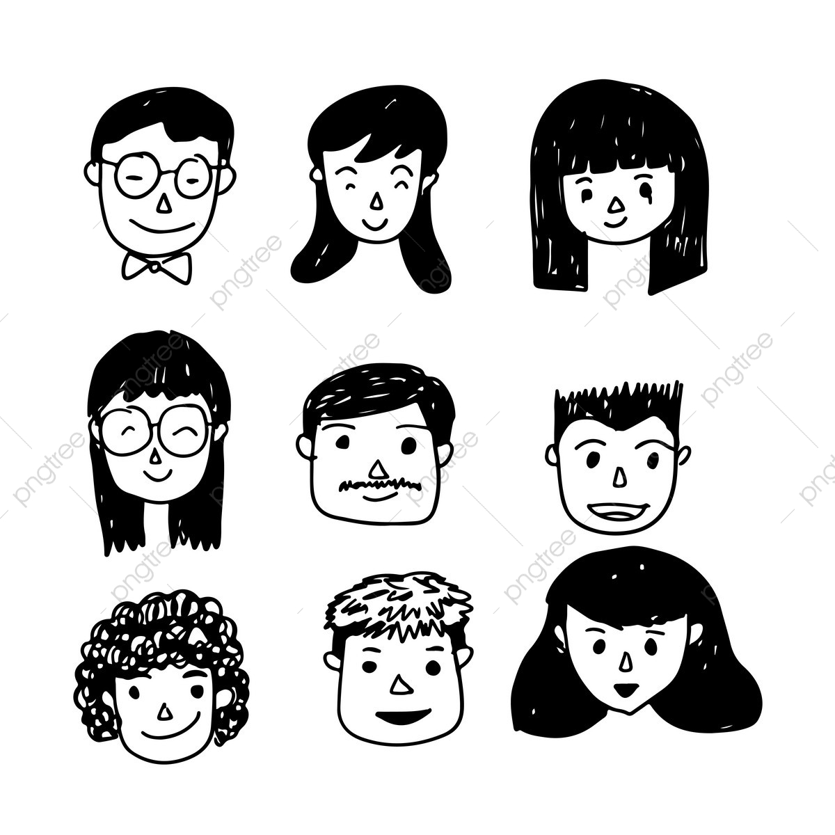1200x1200 People Face Cartoon Icon, Adult, Avatar Png And Vector