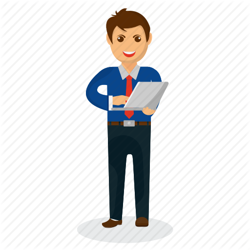 512x512 Business Professional, Businessman Mascot, Cartoon Character