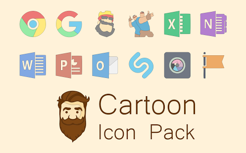 497x310 Cartoon Icon Pack