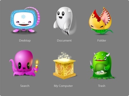 452x336 Cartoon Desktop Icons Pack Free Icon Download