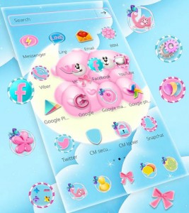 267x300 Download Cute Bear Love Theme Teddy + Cartoon Icon Pack