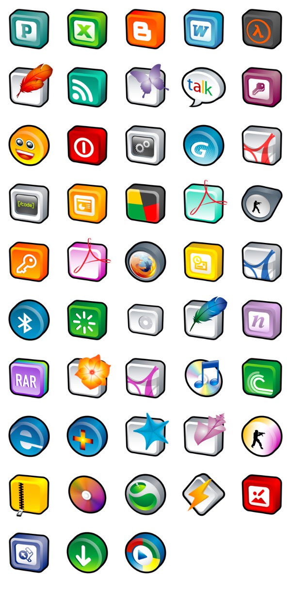 600x1219 Cartoon Icons Pack Free Icon Packs Ui Download