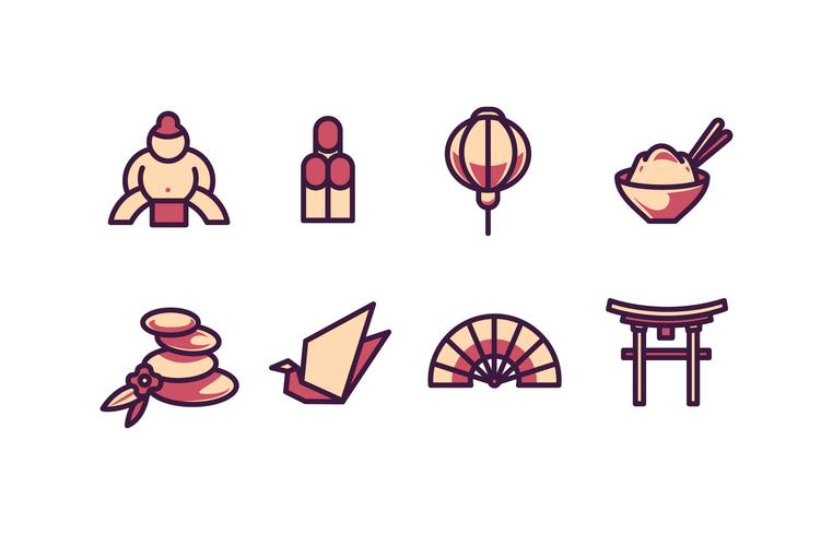762x490 Japan Line Color Icon Pack