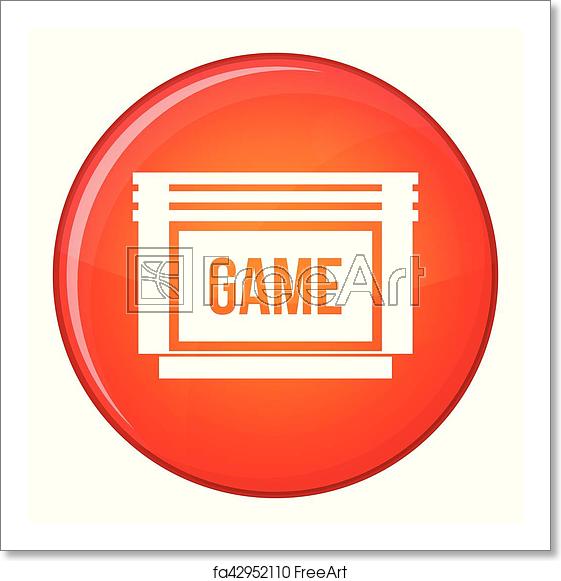561x581 Free Art Print Of Game Cartridge Icon, Flat Style Game Cartridge