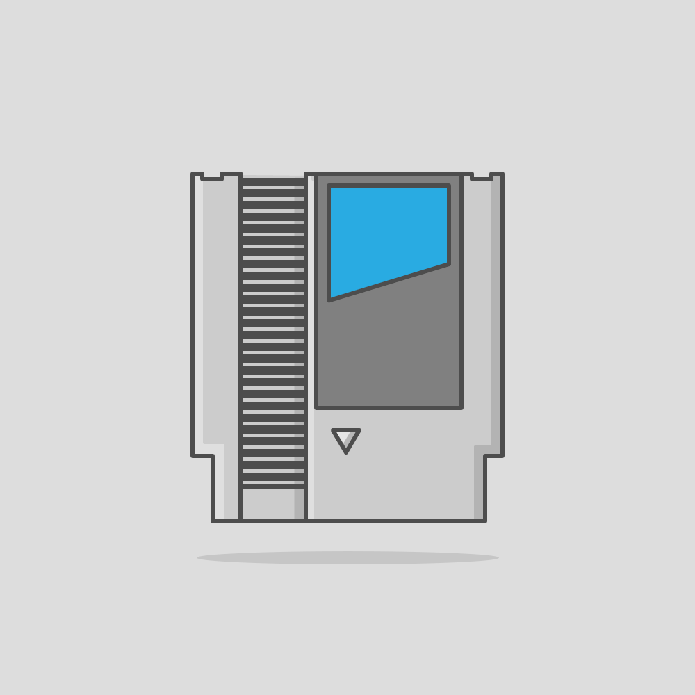 1000x1000 Nintendo Cartridge Iconsillustrations On Behance