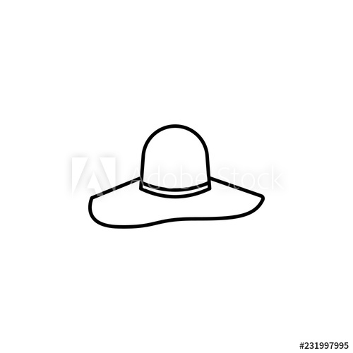 500x500 Cartwheel Hat Icon Element Of Hat Icon For Mobile Concept And Web